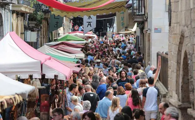 Mercado Medieval en las fiestas de San Agustín. 