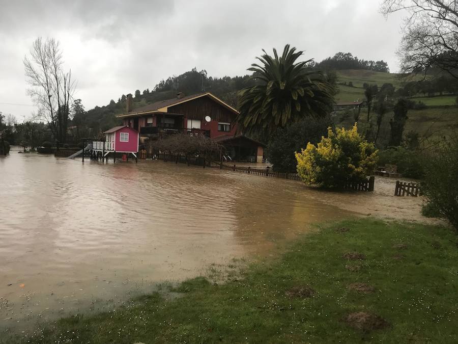 Las intensas y constantes lluvias de este domingo han ocasionado inundaciones en varios puntos del Principado, que ha activado el nivel de prealerta en fase 2