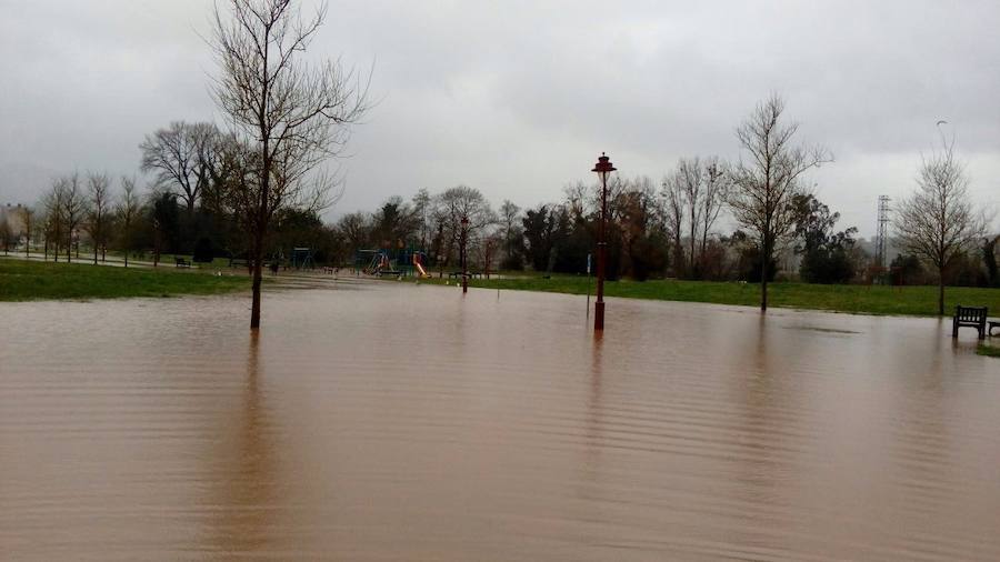 Las intensas y constantes lluvias de este domingo han ocasionado inundaciones en varios puntos del Principado, que ha activado el nivel de prealerta en fase 2