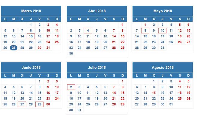 Calendario de la declaración de la Renta 2017-2018 | El Comercio ...