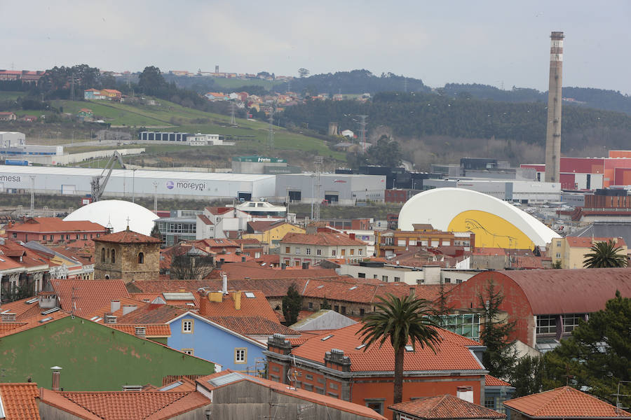 Imágenes tomadas desde los lugares más altos de la ciudad. Carbayedo.