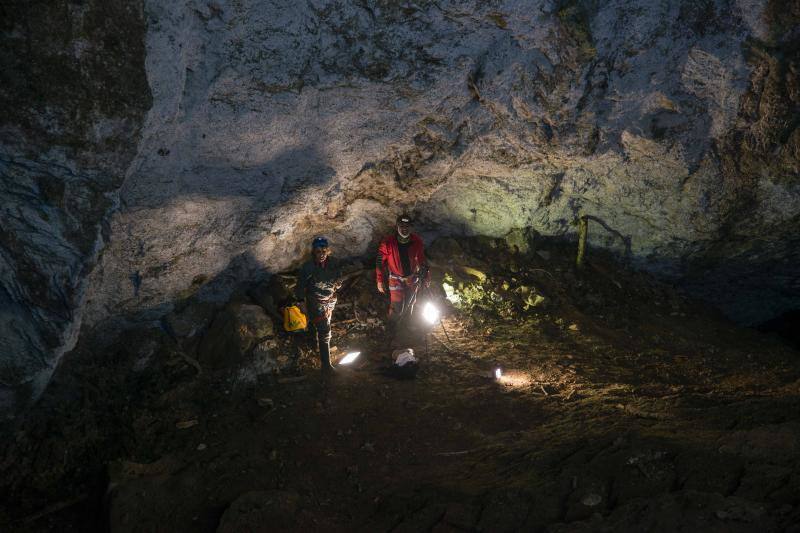 El Grupo Torreblanca recreó la primera bajada a la cueva de Tito Bustillo. En la recreación participaron algunos de los descubridores