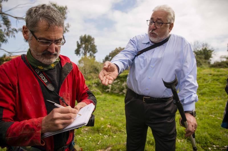 El Grupo Torreblanca recreó la primera bajada a la cueva de Tito Bustillo. En la recreación participaron algunos de los descubridores