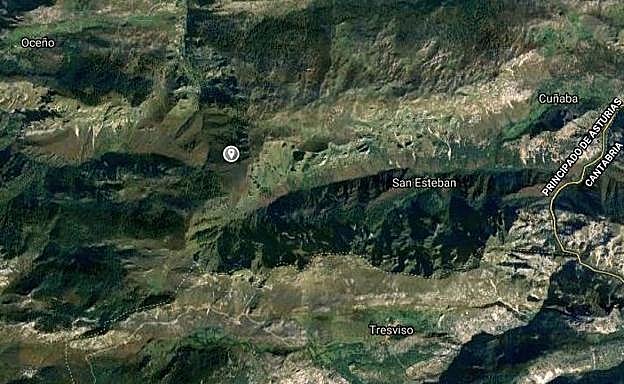 Zona en la que se ha localizado el cuerpo.