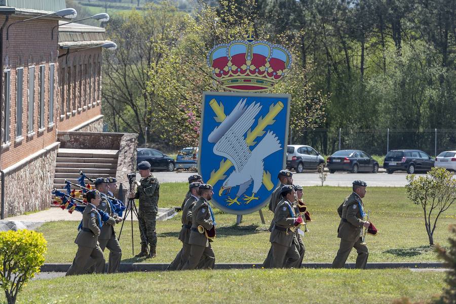 El delegado del Gobierno en Asturias, Mariano Marín, asiste al acto de conmemoración del XXX aniversario de la Unidad de Servicios del Acuartelamiento (USAC) Cabo Noval