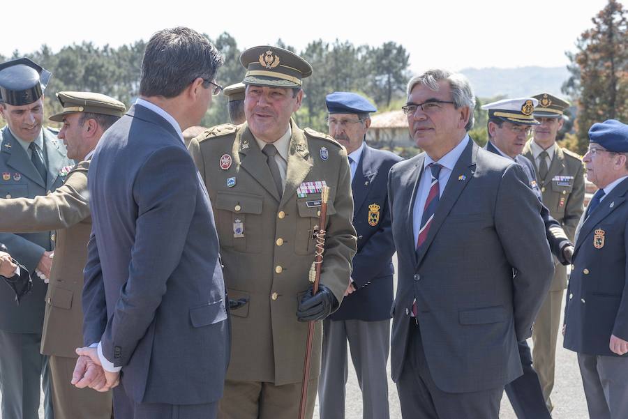 El delegado del Gobierno en Asturias, Mariano Marín, asiste al acto de conmemoración del XXX aniversario de la Unidad de Servicios del Acuartelamiento (USAC) Cabo Noval