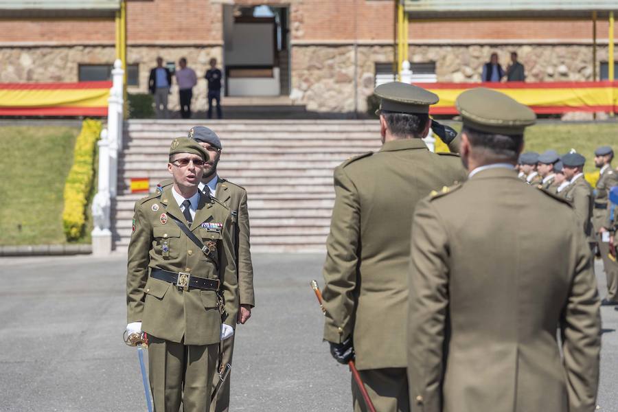 El delegado del Gobierno en Asturias, Mariano Marín, asiste al acto de conmemoración del XXX aniversario de la Unidad de Servicios del Acuartelamiento (USAC) Cabo Noval