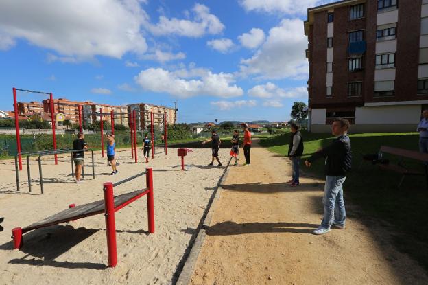 Pistas espartana y finlandesa, en Los Campos. 