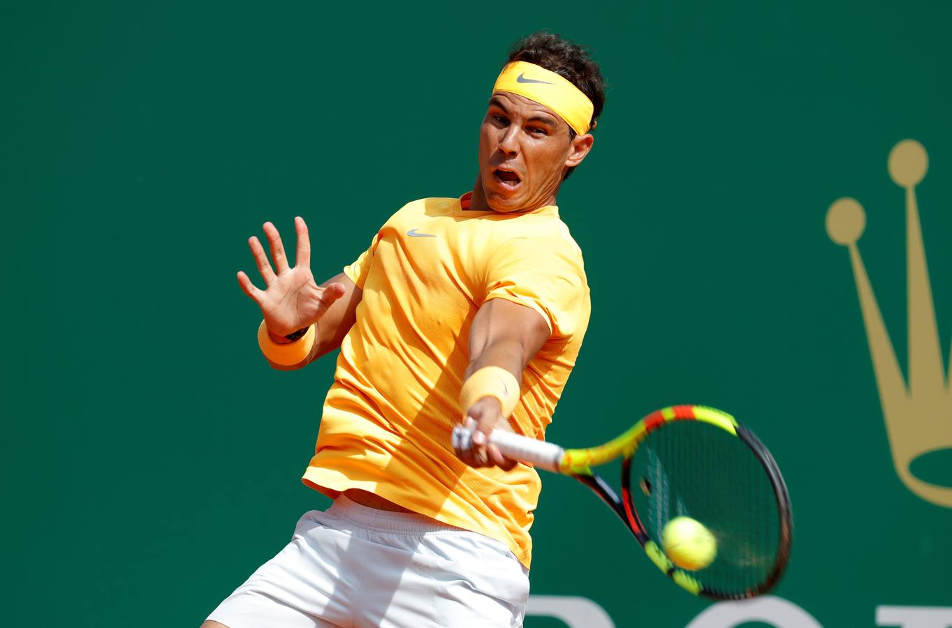 Rafa Nadal busca su undécimo título en el MAsters 1000 de Montecarlo. SU primer partido ha sido ante Bedene.