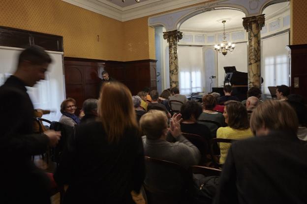 Piano a muchas manos en el Conservatorio
