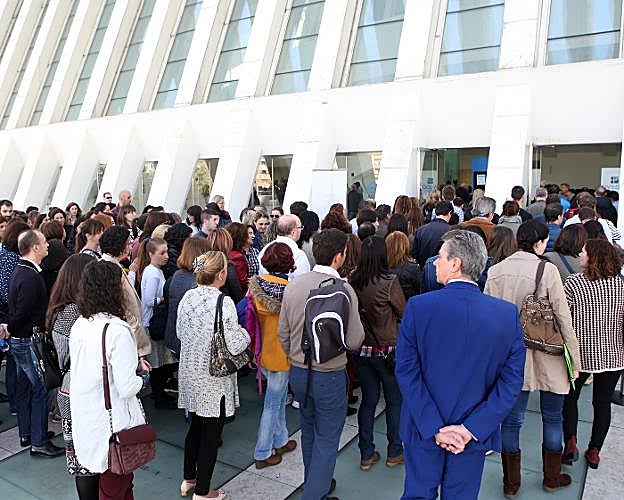 Una imagen de las oposiciones anuladas después por los tribunales. 