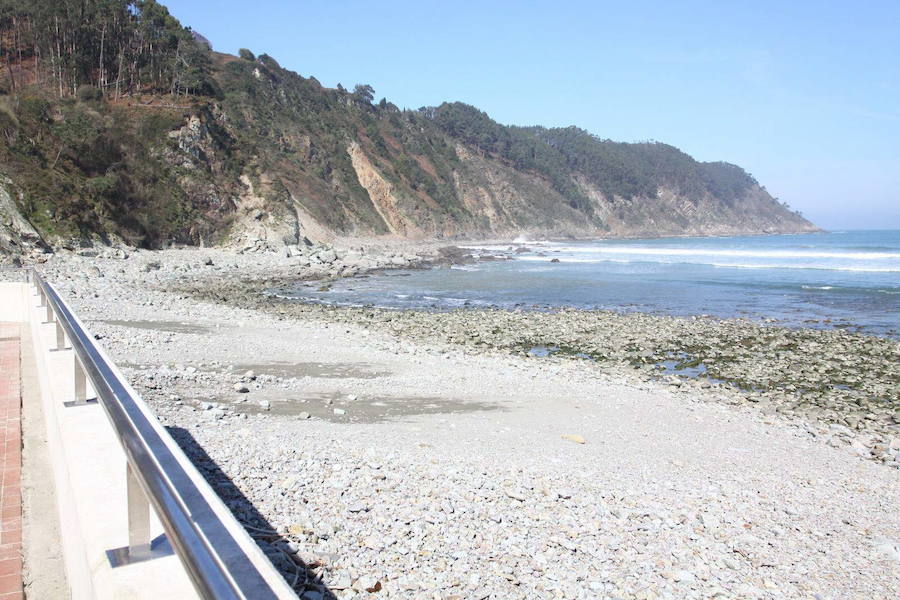 Playa de Concha de Artedo, en Cudillero.