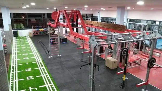 Nueva zona de entrenamiento funcional del gimnasio. 