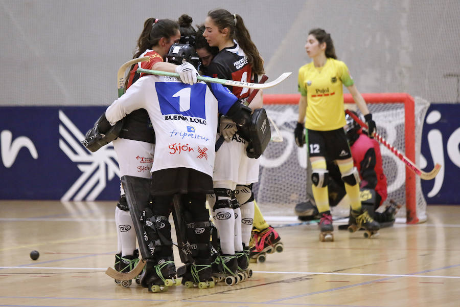 El equipo gijonés se proclama campeón por segunda vez consecutica tras vencer al Vila-Sana por 6-1.