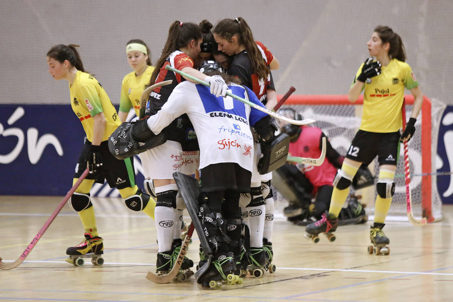 El equipo gijonés se proclama campeón por segunda vez consecutica tras vencer al Vila-Sana por 6-1.