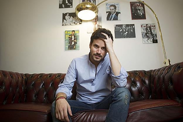 Guillermo Bárcenas, líder de la banda Taburete. 