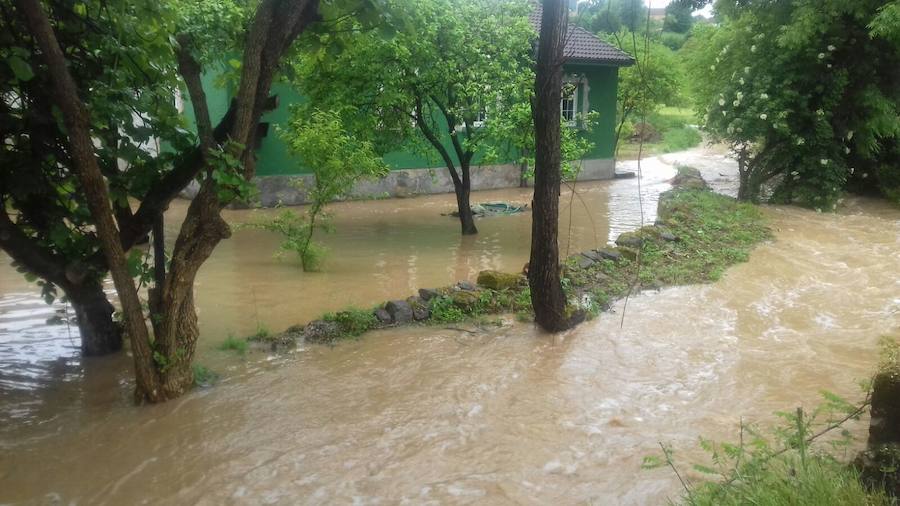 Las intensas lluvias han provocado inundaciones y argayos en varios puntos del centro de Asturias, sobre todo, en los concejos de Gijón y Villaviciosa. No obstante, en concejos como Langreo o Degaña también se han registrado desperfectos.