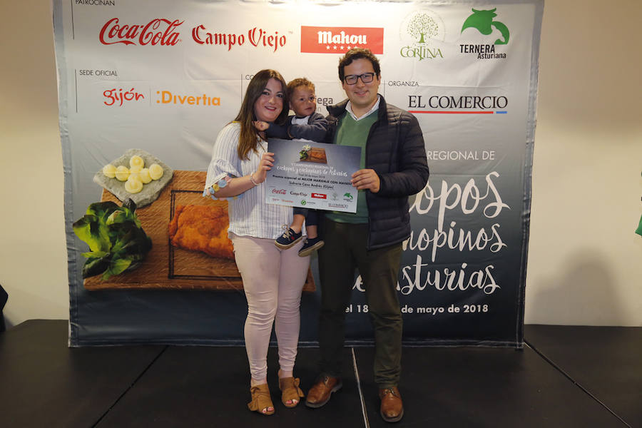 El restaurante ovetense revalidó su título en el concurso organizado por EL COMERCIO y el establecimiento gijonés apostó por ingredientes ecológicos.