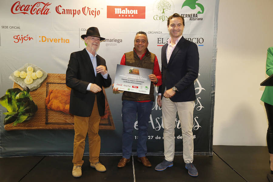 El restaurante ovetense revalidó su título en el concurso organizado por EL COMERCIO y el establecimiento gijonés apostó por ingredientes ecológicos.