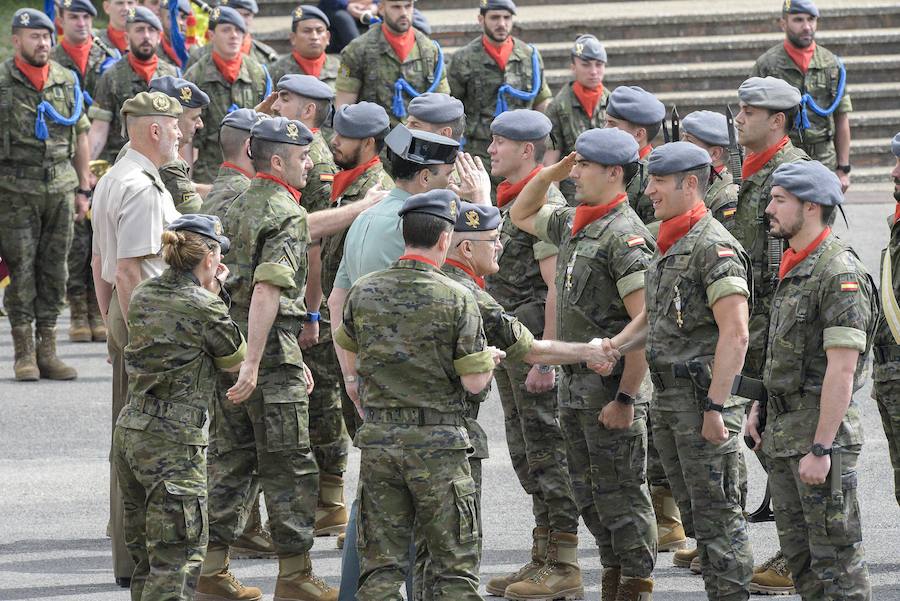 El acto estuvo presididido por el coronel Manuel Pérez López.