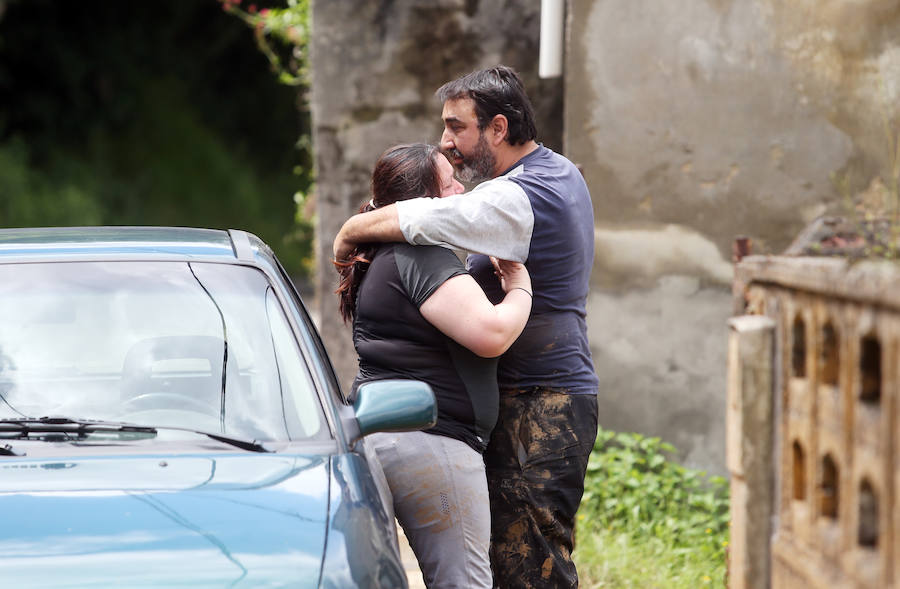 Fotos: Trubia hace balance de daños tras el argayo