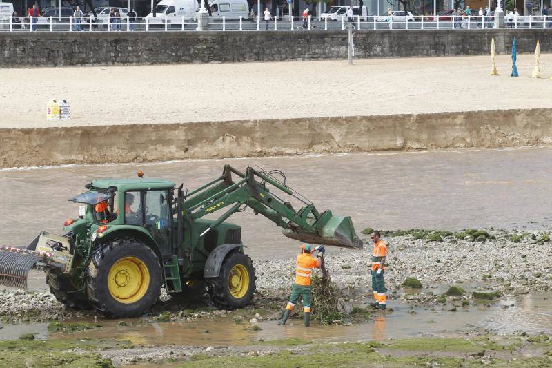 Fotos: Los efectos de las inundaciones en el río Piles
