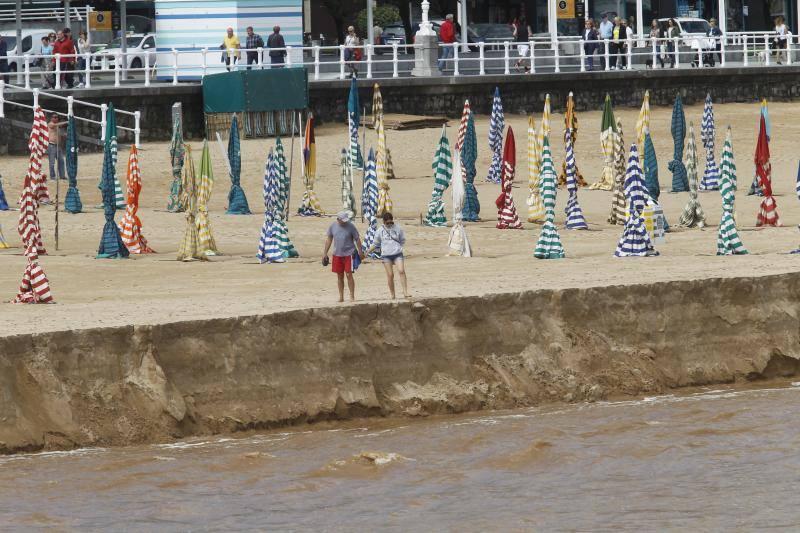 Fotos: Los efectos de las inundaciones en el río Piles