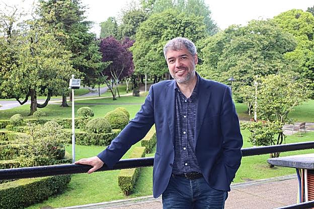 Unai Sordo, ayer, en la Casa Municipal de Cultura de Avilés.