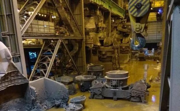 Arcelor retoma la producción en la acería de Avilés tras una semana parada por las lluvias 