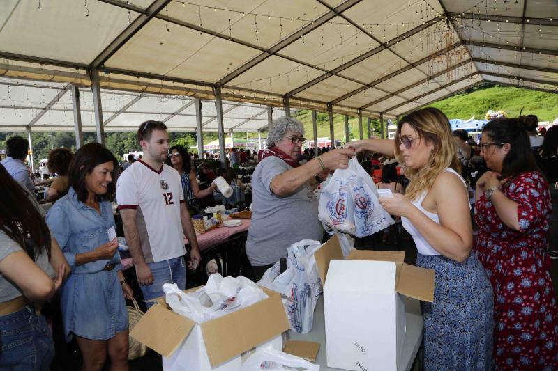 La merienda campestre comenzó pasadas las cinco de la tarde