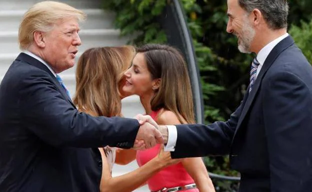El error que cometió Melania Trump en la visita de los Reyes a la Casa Blanca