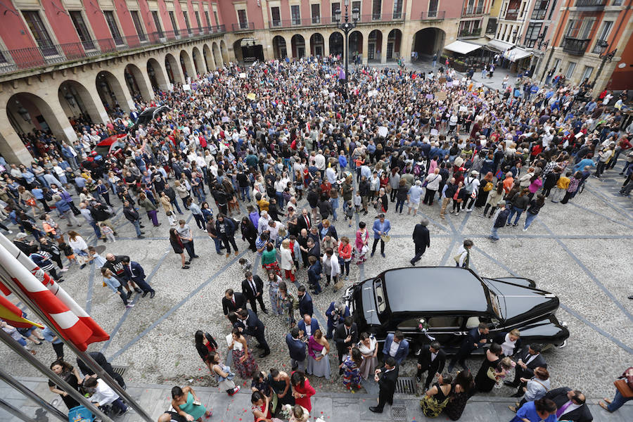 Fotos: Gijón toma la calle contra la libertad provisional