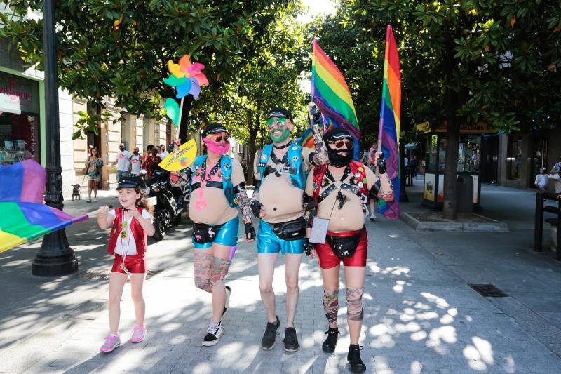 La manifestación del Orgullo, que reunió a cientos de personas, reclamó la urgente tramitación de una ley para proteger a las personas transexuales