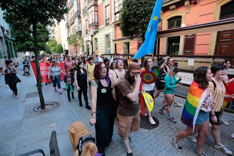 La manifestación del Orgullo, que reunió a cientos de personas, reclamó la urgente tramitación de una ley para proteger a las personas transexuales