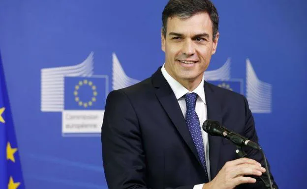 Pedro Sánchez, durante la cumbre sobre migración en Bruselas.