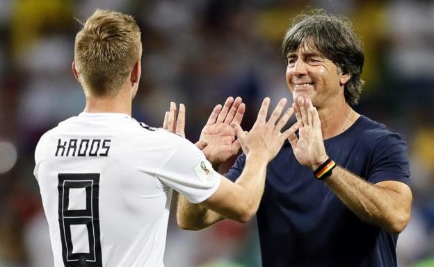 Kroos y Löw. 