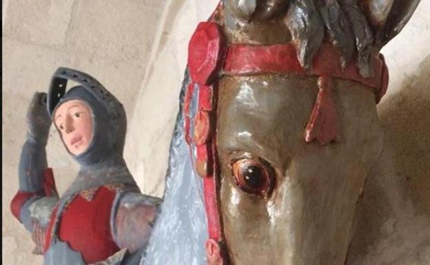 La restauración de una talla en Estella desata una polémica similar a la del 'Ecce Homo'