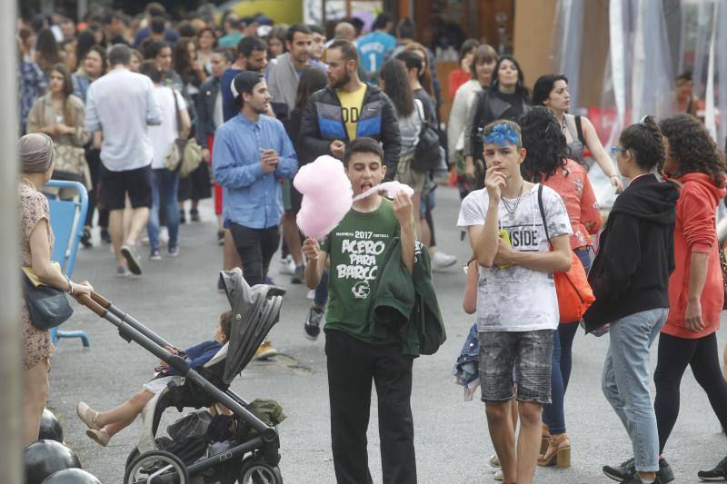 El primer fin de semana festivalero en Gijón termina cargado de múltiples actividades.