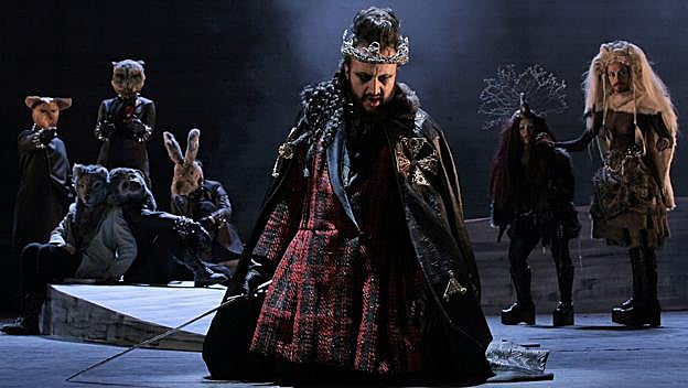 Un momento de la representación de 'Macbeth'. 