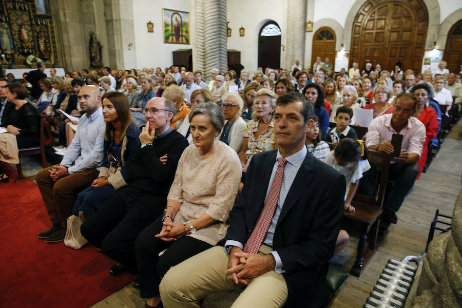 Rafael Felgueroso, vecino de Somió, abogado de profesión, exconcejal de Seguridad Ciudadana y portavoz del Ayuntamiento en la pasada legislatura de Carmen Moriyón, fue el encargado de dar el pregón que dio inicio a las fiestas del Carmen de Somió.