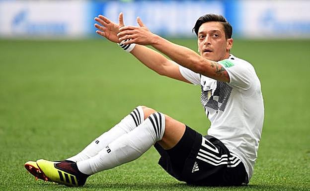 Özil, durante el Mundial de Rusia.