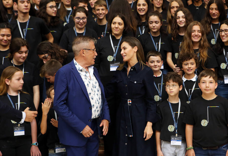 Fotos: Doña Letizia preside la apertura de los cursos de música de la Fundación Princesa