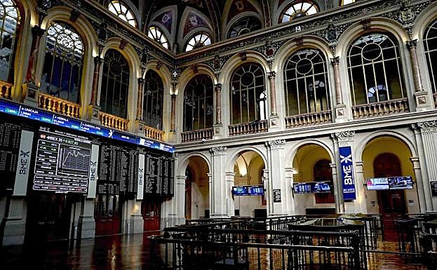 Sede de la Bolsa de Madrid. 