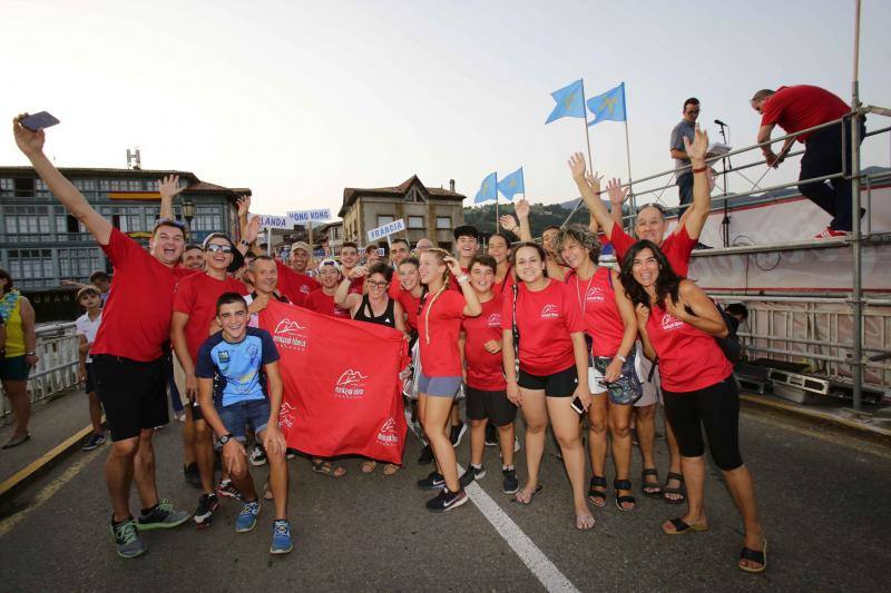 Ambas localidades tiñen sus calles de color para animar a vecinos y turistas a celebrar la gran fiesta de los concejos ribereños.