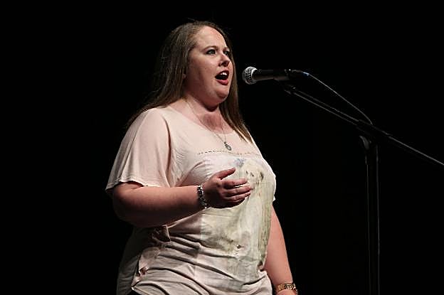 La ganadora en la categoría femenina, Lorena Corripio. 