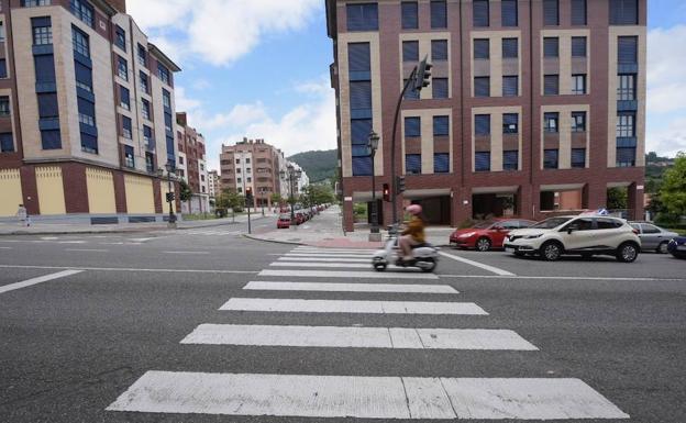 La avenida del Mar, en Oviedo, donde se produjo el suceso. 