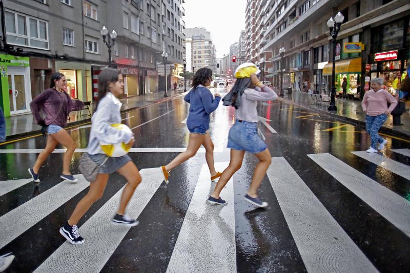 Solo dos días después de dejar atrás la ola de calor, Asturias está en aviso amarillo por fuertes lluvias que afectarán, sobre todo, al litoral y área suroccidental.