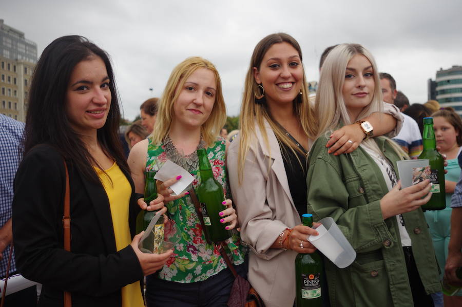 9.580 escanciadores consiguieron que la ciudad supere la marca del año pasado en la tradicional cita en Poniente