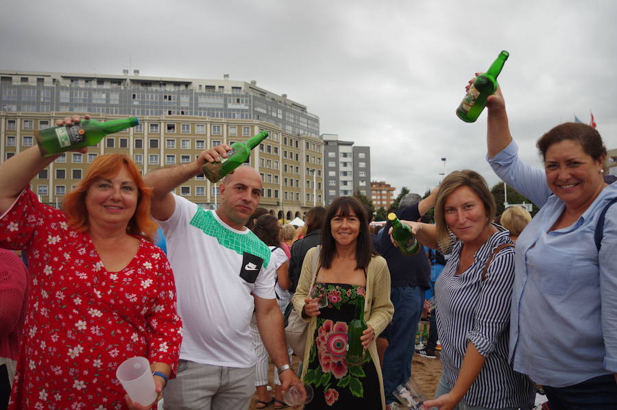 9.580 escanciadores consiguieron que la ciudad supere la marca del año pasado en la tradicional cita en Poniente