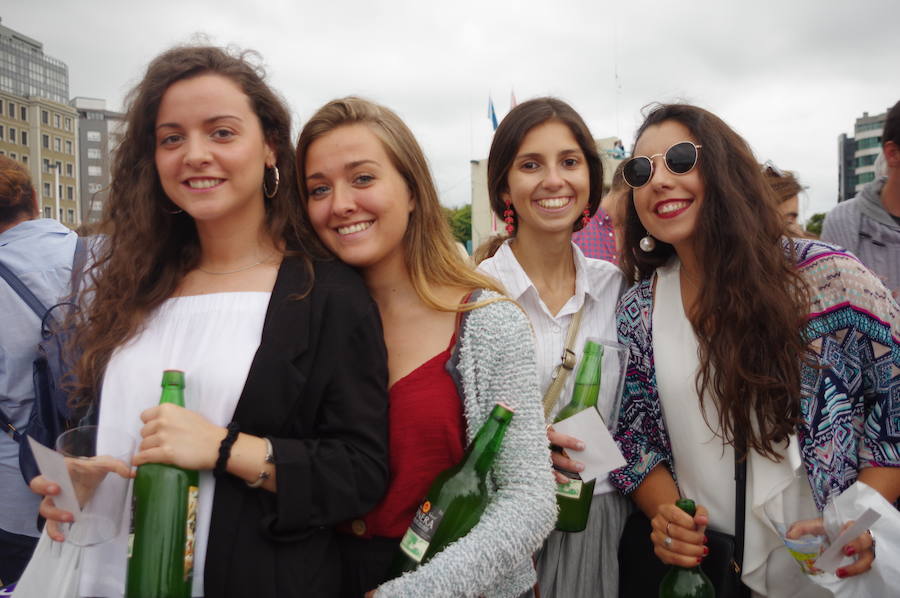 9.580 escanciadores consiguieron que la ciudad supere la marca del año pasado en la tradicional cita en Poniente